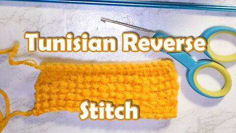 How to Crochet the Tunisian Reverse Stitch