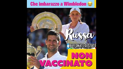 Che imbarazzo a Wimbledon! Vincono la "russa" Elena Rybakina e il "novax" Djokovic🤣