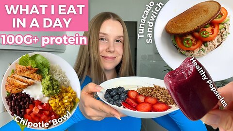 WHAT I EAT IN A DAY | Healthy & Easy Recipes | 100G+ Protein| GM Recipes ✅