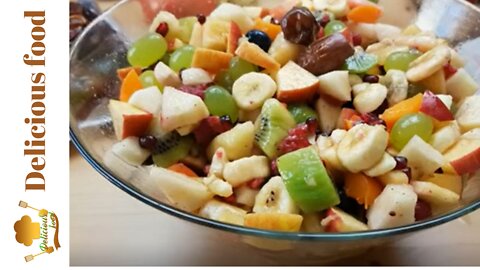 Fruit chaat recipe