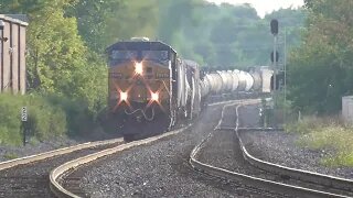 CSX M568 Manifest Mixed Freight Train From Berea, Ohio September 2, 2023