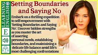 Learn English through Story ⭐ Level 3 – Setting Boundaries and Saying No – Graded Reader |WooEnglish