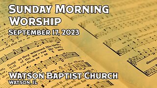 2023 09 17 Worship Service