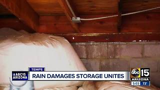 Tempe storage facility flooded in weekend storm