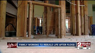 Sand Springs family works to rebuild life after flood