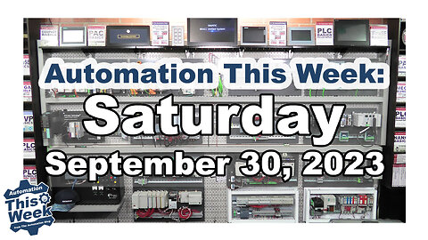 Automation This Week for September 30, 2023