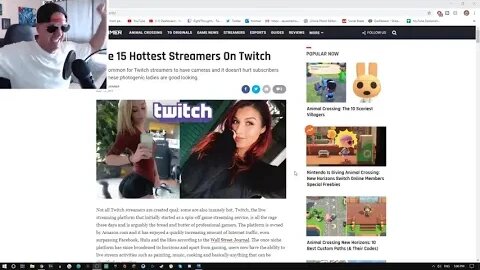 Ranking the Hottest Female Streamers on Twitch (Apr 27, 2020)