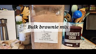 Bulk brownie mix #brownies