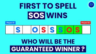 You can always win this game if you go second | An SOS (math olympiad) puzzle