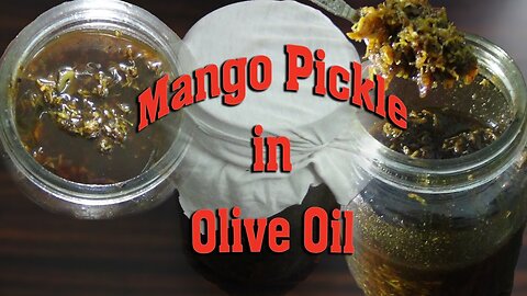 Mango Pickle In Olive Oil|Easy &Healthy Pickle Recipe