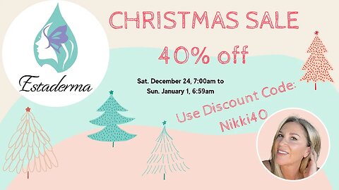 📣 HUGE SALE * 40% Off * ESTADERMA, Korean Beauty Products: Code - NIKKI40