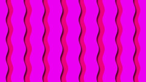 Bright Pink Wiggly Background Backdrop Motion Graphics 4K UHD Copyright Free