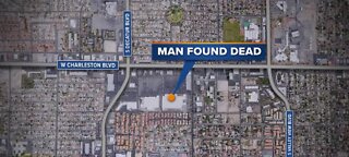 Man found dead behind Las Vegas Walmart.