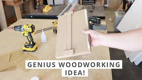 Genius Woodworking Tool And Idea!