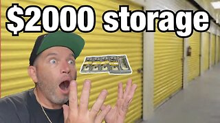 Paid $2000 for stuffed storage unit