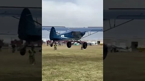 Bush planes showing how little runway they need for takeoff