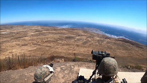 15th MEU Marines conduct live fire training at San Clemente Island