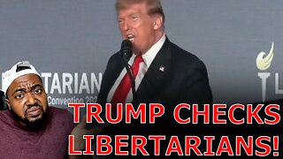 Trump Gives Libertarians A BRUTAL Reality Check After Getting BOOED During Convention Speech!