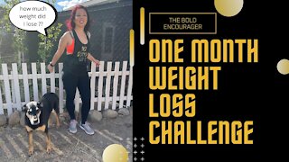 One Month Weight Loss Challenge