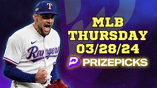 #PRIZEPICKS | BEST PICKS FOR #MLB THURSDAY | 03/28/24 | BEST BETS | #BASEBALL| TODAY | PROP BETS