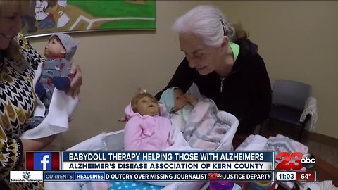 Babydoll therapy for those struggling with Alzheimers and Dementia