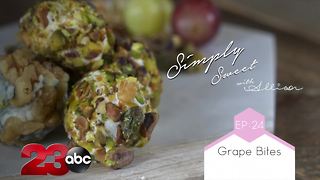 Creamy and crunchy Grape Bites will be your new favorite treat!