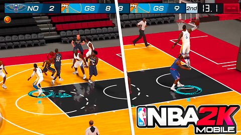 LeBron James High Vertical Dunk! NBA2K Mobile Season 5 H2H Highlights Ep. 9