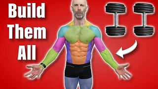 Build Full Body Muscle at Home With Dumbbells Over 50 (Real Growth)