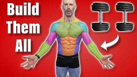 Build Full Body Muscle at Home With Dumbbells Over 50 (Real Growth)