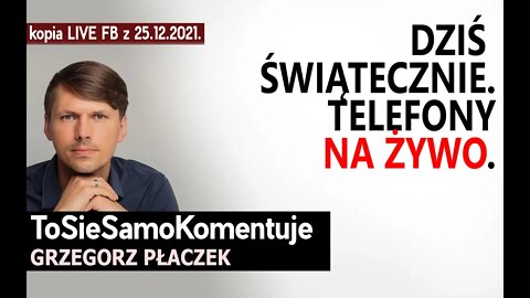 W świątecznym klimacie! Telefony na żywo.