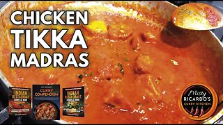 Richard Sayce cooking Chicken Tikka Madras at Kingsway Lounge | Misty Ricardo's Curry Kitchen