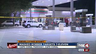 Police search for man after he robs Cape Coral gas station