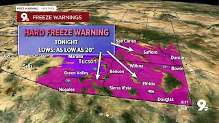 Freeze Warnings in effect for one more night
