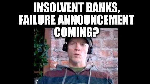 INSOLVENT BANKS FAILURE ANNOUNCEMENT COMING? FDIC PREPARING FOR PUBLIC STATEMENT