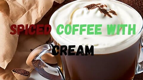 Indulge in the Heavenly Aroma of Spiced Coffee with Cream! #coffee #spiced #cream #hotdrinks