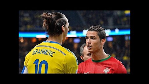 Cristiano Ronaldo vs Ibrahimović (Portugal vs Sweden)