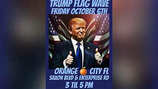 Waving Trump flags tomorrow