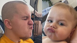 Like Father, Like Son: The Ultimate Funny Face Challenge!