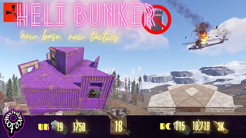 Rust Heli Base Meta - No Tower - Cheap Strong - 3 Bunkers - No Tower needed - New Tactics 2024