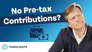 We Don't Make Pre-Tax Contributions (Is That Okay?)