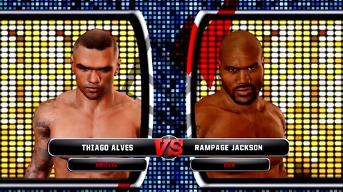 UFC Undisputed 3 Gameplay Rampage Jackson vs Thiago Alves (Pride)