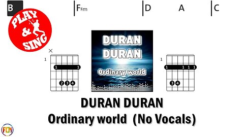 DURAN DURAN Ordinary world FCN NO VOCALS