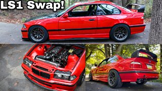 Full Overview of my LS Swapped Widebody E36 M3 | 450hp, T56, Cage, Etc.