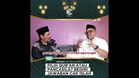 Islah Bahrawi : Paham Radikalisme dari Salafi Wahabi dalam Membenturkan Pancasila dan Qur'an