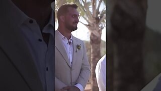 This Husband’s reaction is PRICELESS #shorts #wedding #cabo