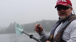 Bass and Pike kayak fishing in Northern Minnesota