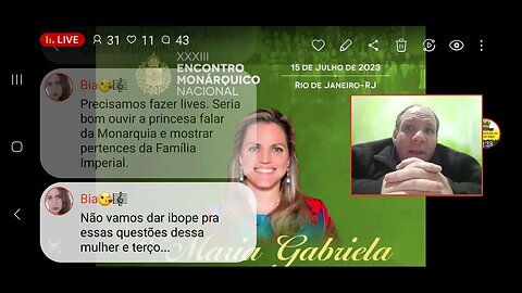 Ao vivo: Encontro monarquico dia 15/07