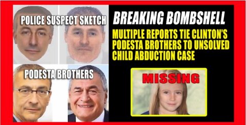 The Madeline Mccann Deception - Podesta Brothers Exposed