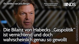 Die Bilanz von Habecks „Gaspolitik“ ist vernichtend und doch wahrscheinlich genau so gewollt | NDS