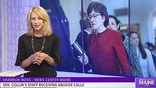 Senator Susan Collins staff barraged with death threats, abusive calls